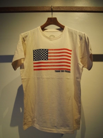 M エム Tシャツ / crew neck t-shirts (M AMERICA) used white