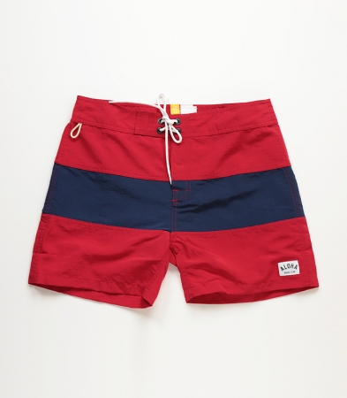 ALOHA BEACH CLUB アロハビーチクラブ / TUCKER navy / red
