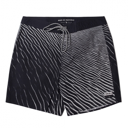 Deus ex Machina デウス エクス マキナ 海パン / SANDBAR MIXED PRINT　BLACK-WHITE